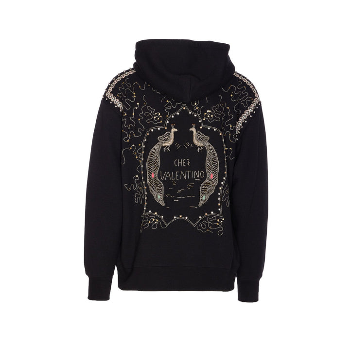 Valentino Garavani Men Chez Valentino Embroidered Hoodie