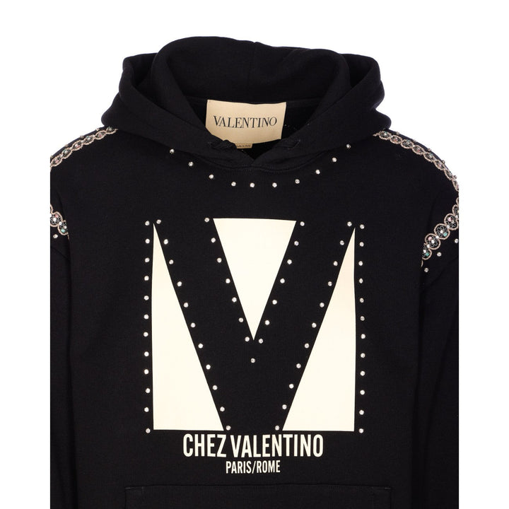 Valentino Garavani Men Chez Valentino Embroidered Hoodie