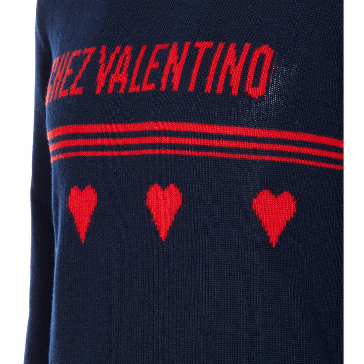 Valentino Garavani Men Chez Valentino Jacquard Motif Sweater