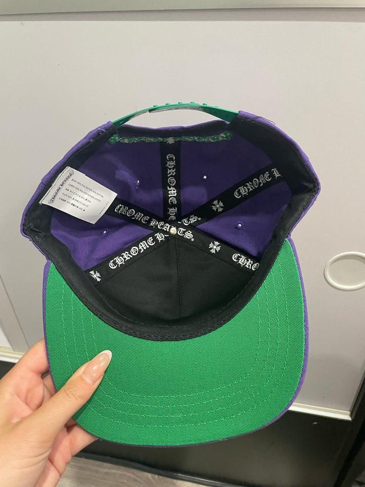 Chrome Hearts Baseball Cap Purple / Green