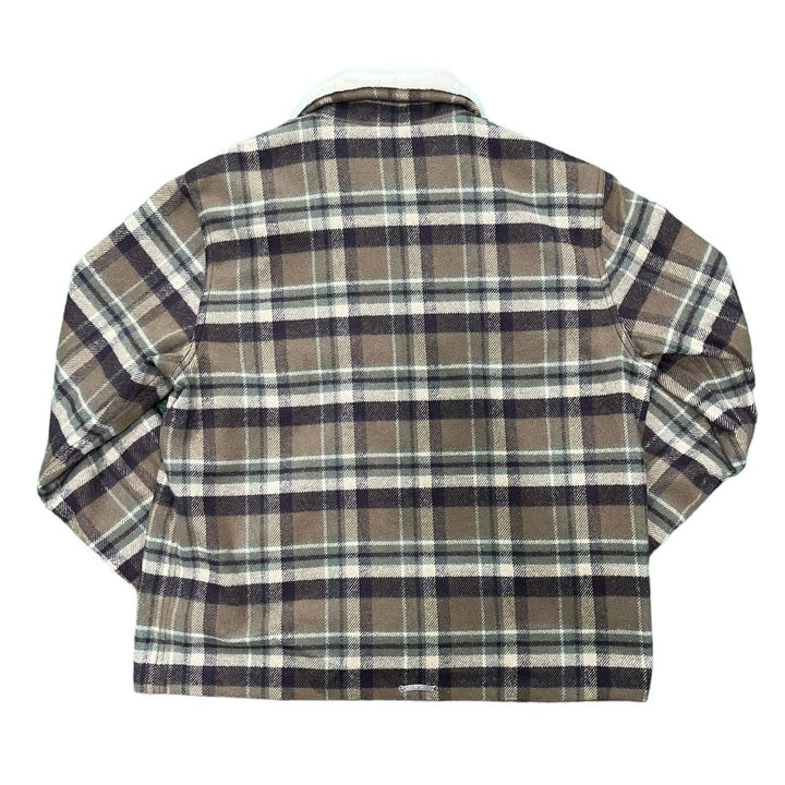 Chrome Hearts Black Sheep Plaid Fleece Jacket