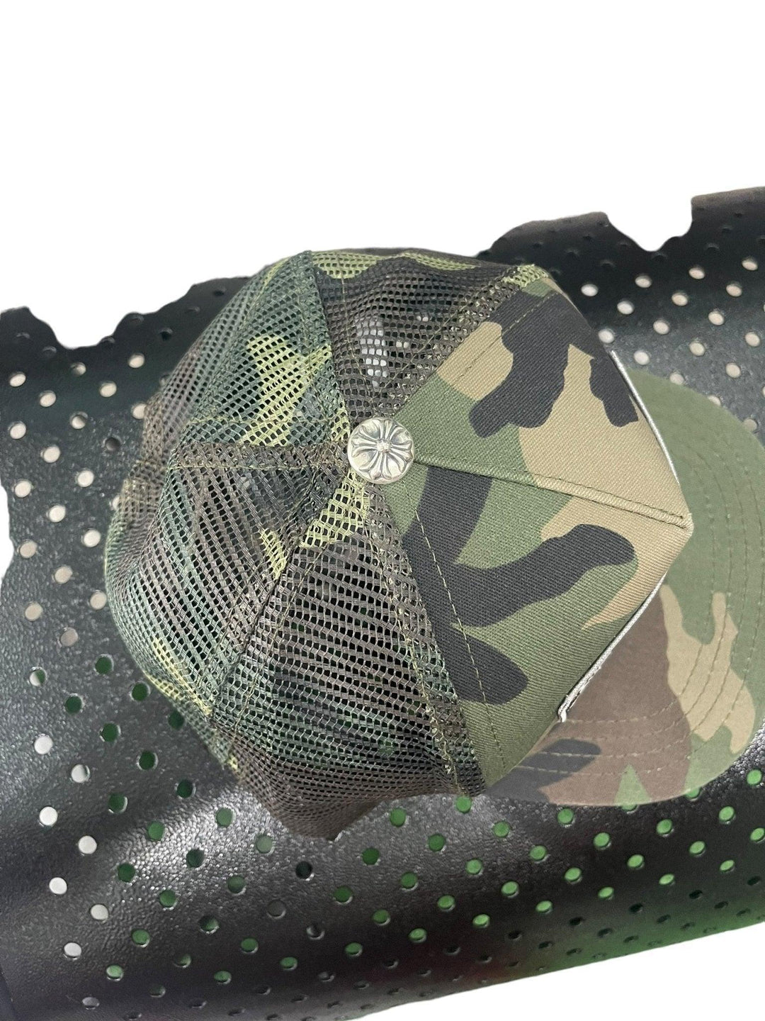 Chrome Hearts CH Hollywood Trucker Hat Camo