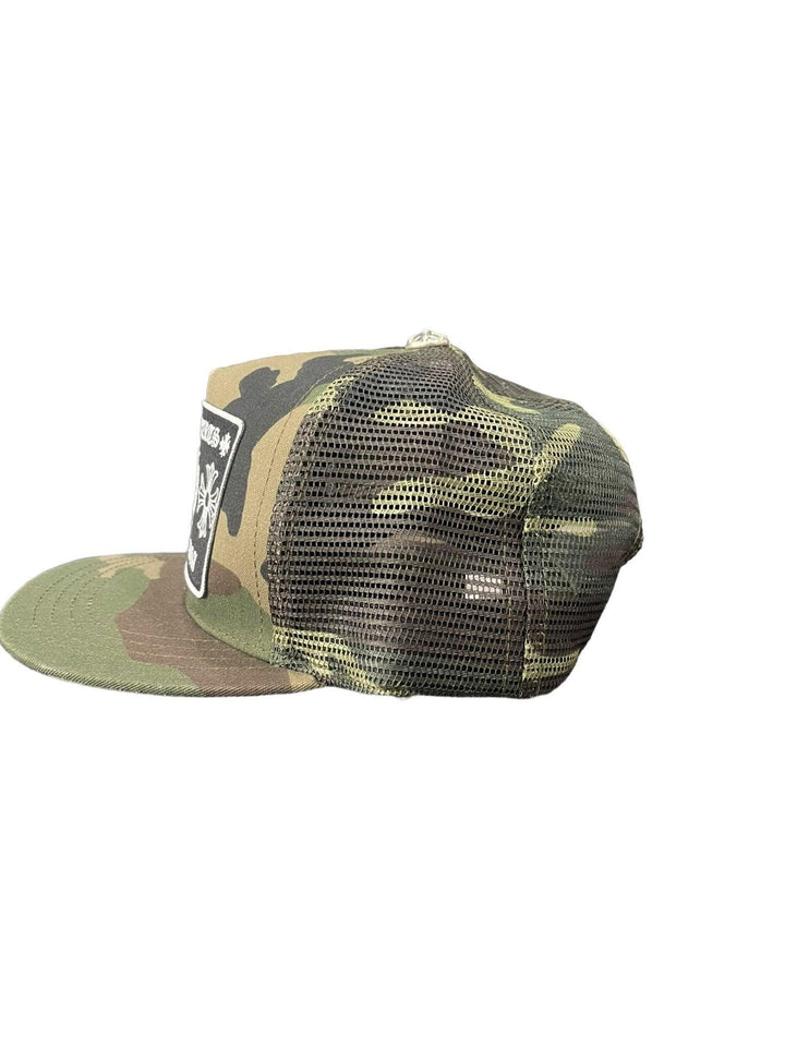 Chrome Hearts CH Hollywood Trucker Hat Camo