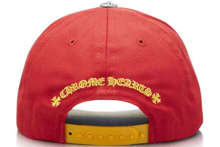 Chrome Hearts CH Silver Button Hat Red / Yellow