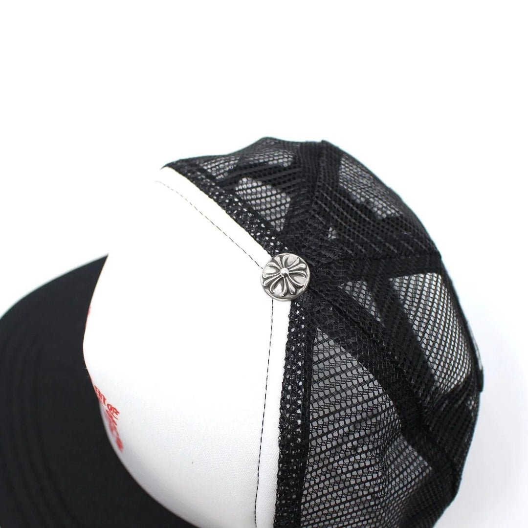 Chrome Hearts F**K You King Taco Trucker Hat Black / White