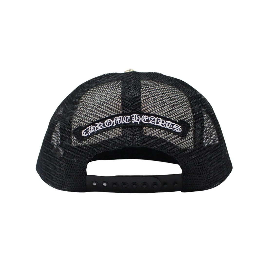 Chrome Hearts F**K You King Taco Trucker Hat Black / White