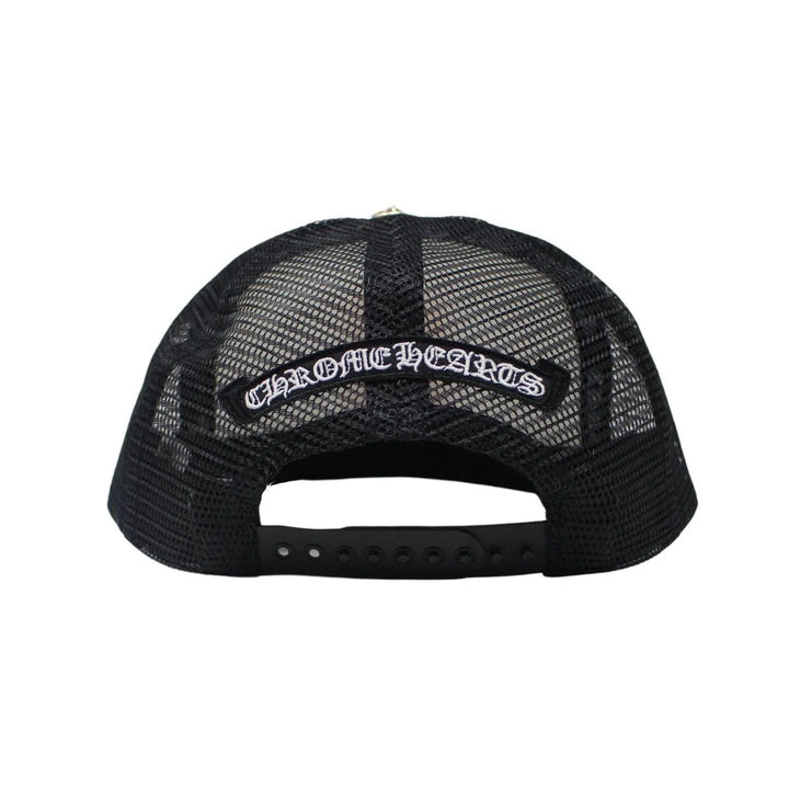 Chrome Hearts F**K You King Taco Trucker Hat Black / White