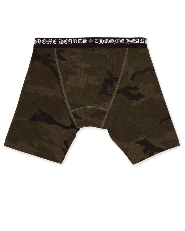 Chrome Hearts Horseshoe Long Boxer Brief Shorts Camo