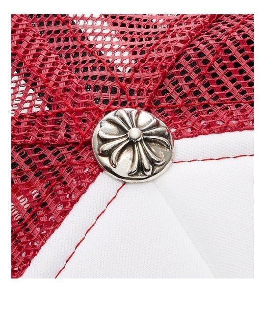 Chrome Hearts King Taco Cross Trucker Hat Red