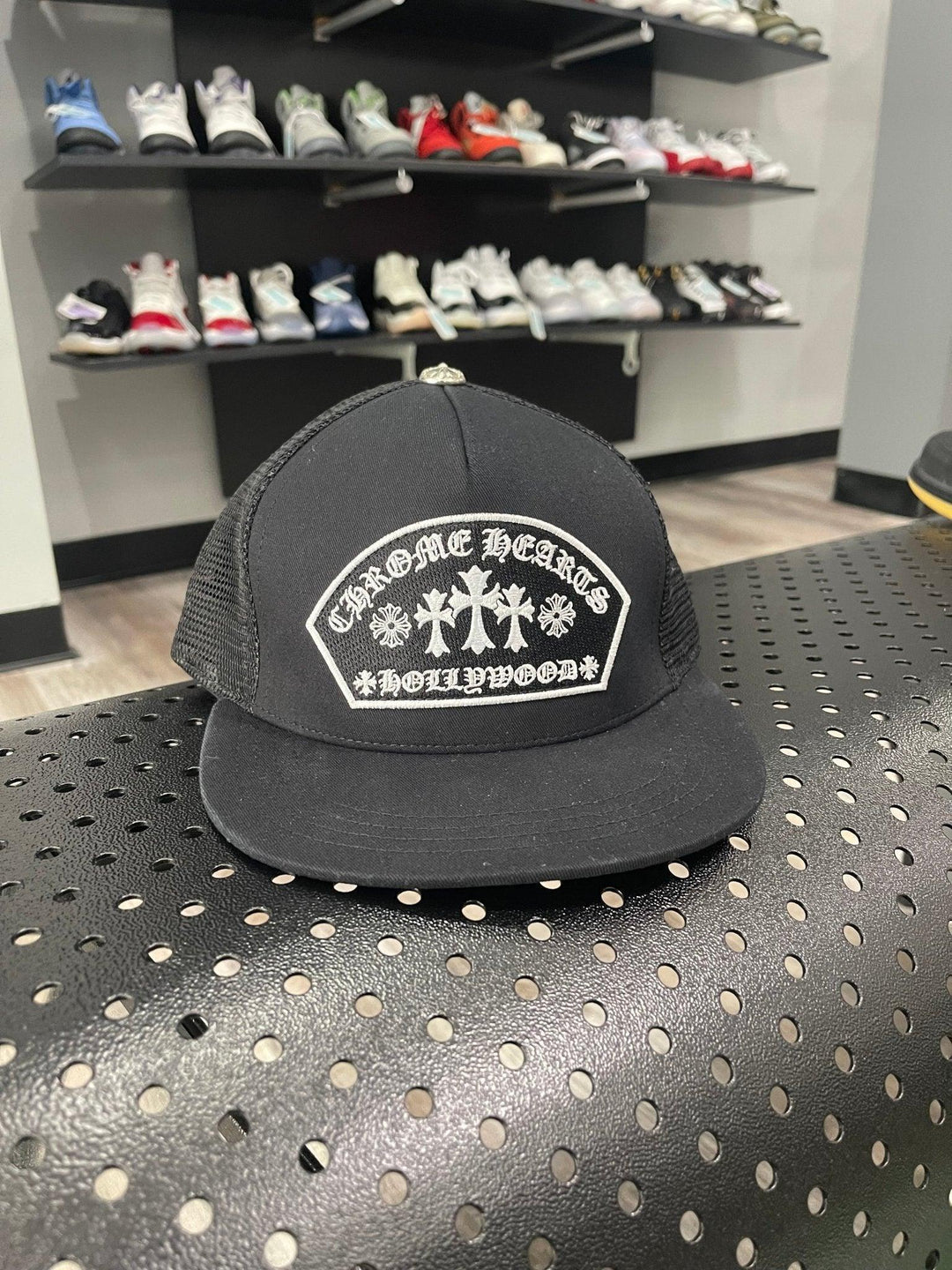 Chrome Hearts King Taco Hollywood Trucker Hat Black