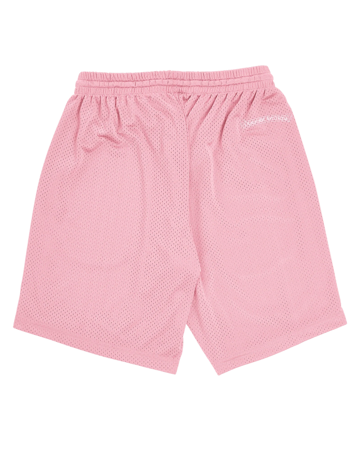 Chrome Hearts Love You Mesh Varsity Shorts Pink