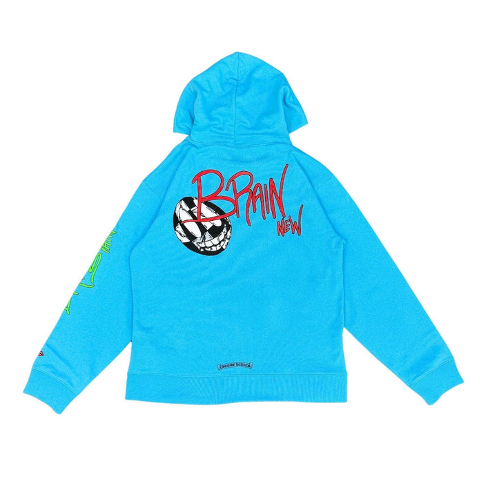 Chrome Hearts Matty Boy Brain New Hoodie Blue
