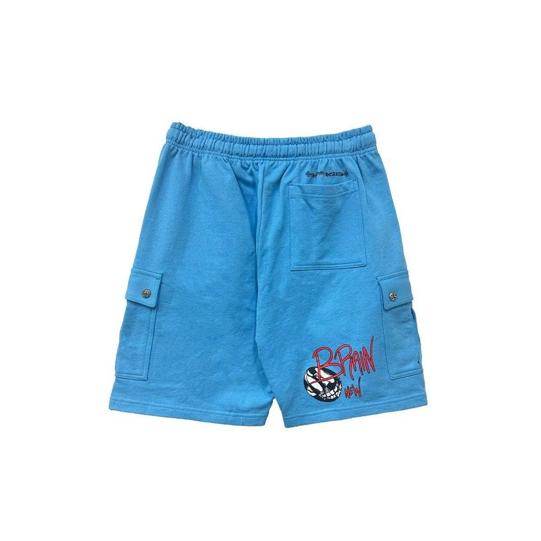Chrome Hearts Matty Boy Brain New Shorts Blue