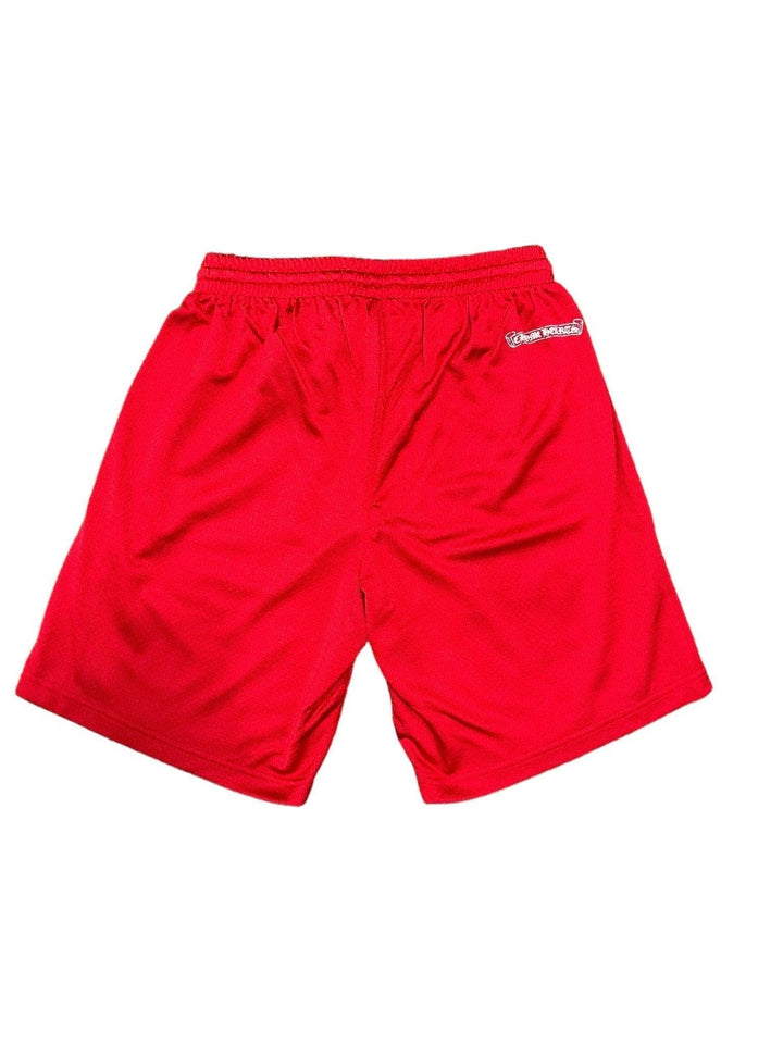 Chrome Hearts Matty Boy "FORM" Mesh Varsity Shorts Red