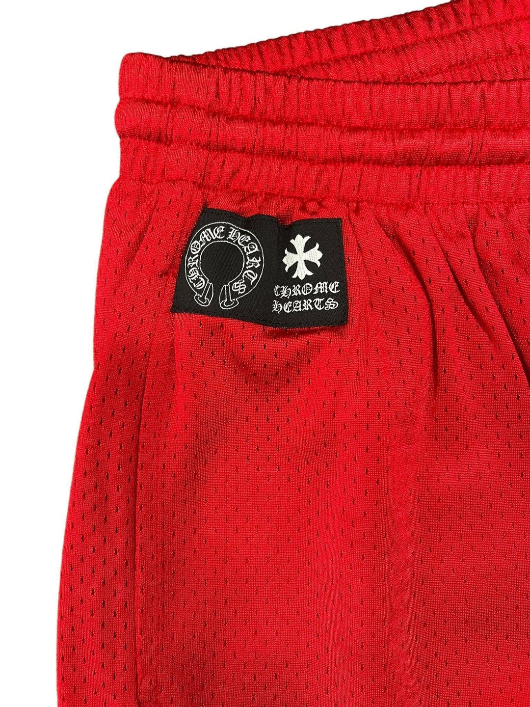Chrome Hearts Matty Boy "FORM" Mesh Varsity Shorts Red