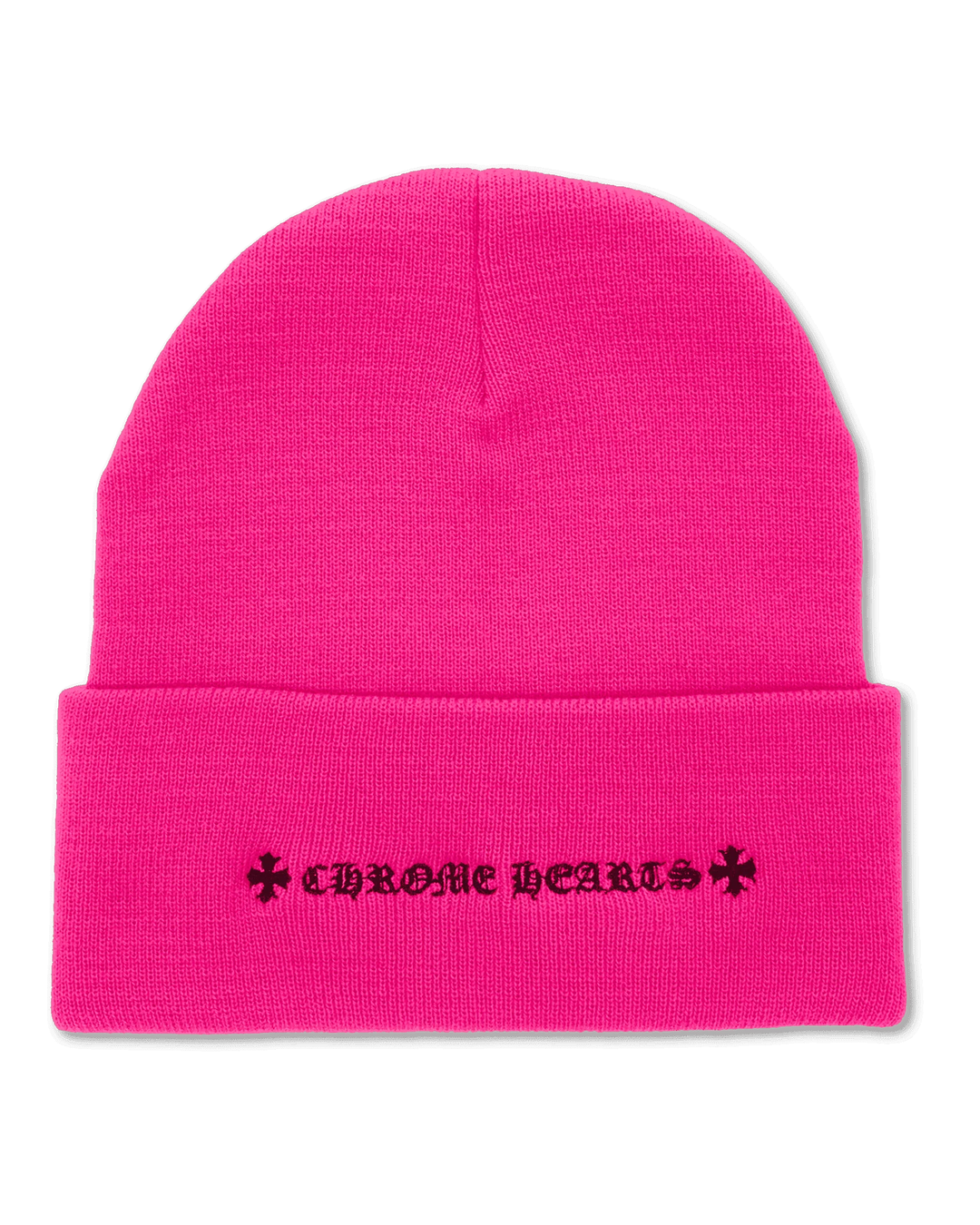 Chrome Hearts Triple Cross Beanie Pink