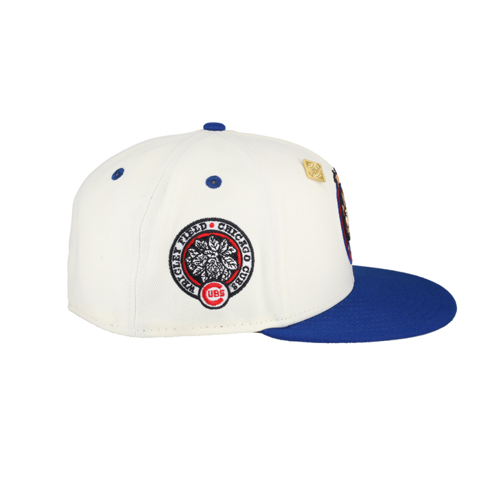 Chicago Cubs Clark The Bear Logo Wrigley Field Patch 59Ffity Fitted Hat