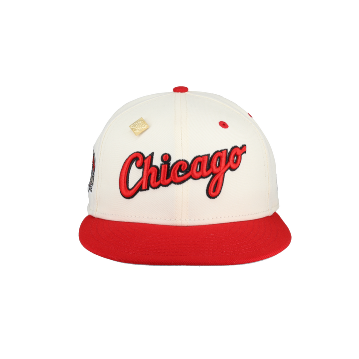 Chicago White Sox Chrome Comiskey Park 59Fifty Fitted Hat