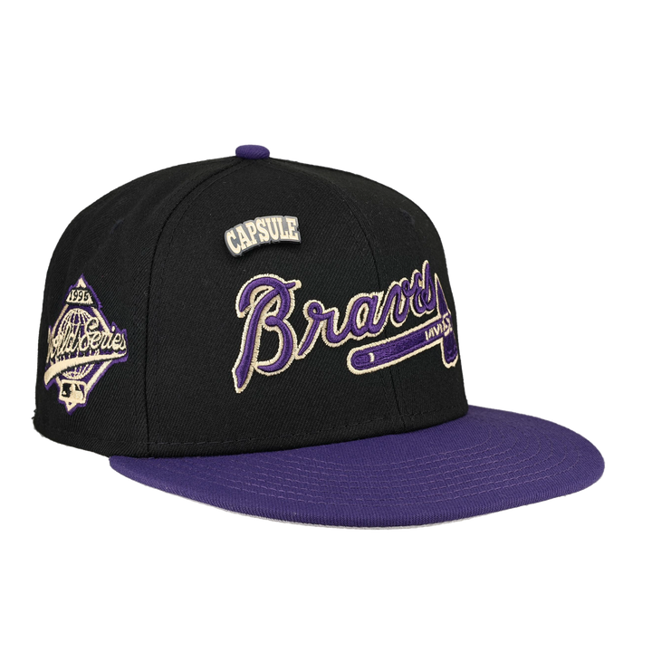 Atlanta Braves Colors in Cream 2.0 Collection 1995 World Series Fitted Hat