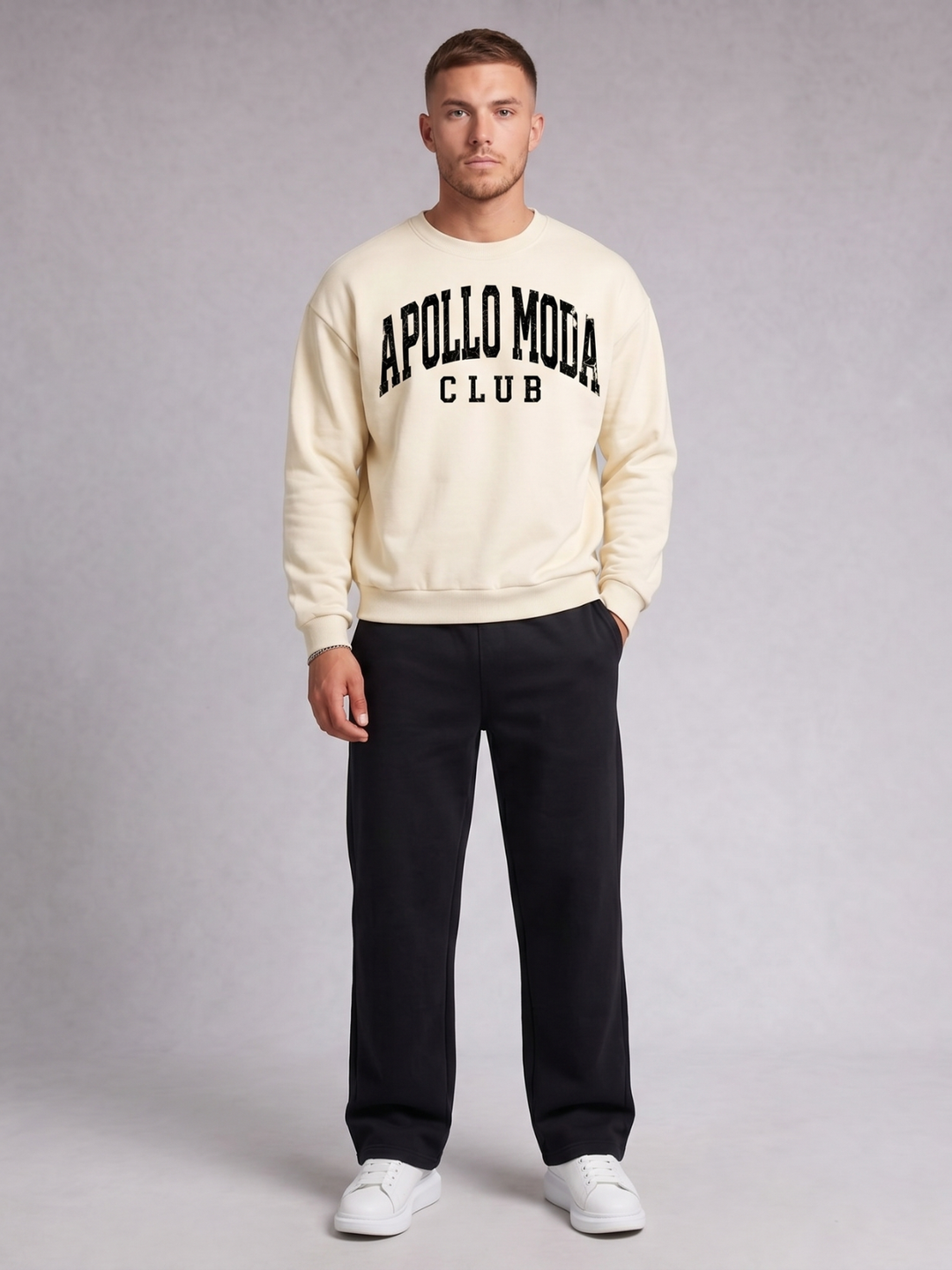 Club Collegiate Oversized Crewneck Sweatshirt