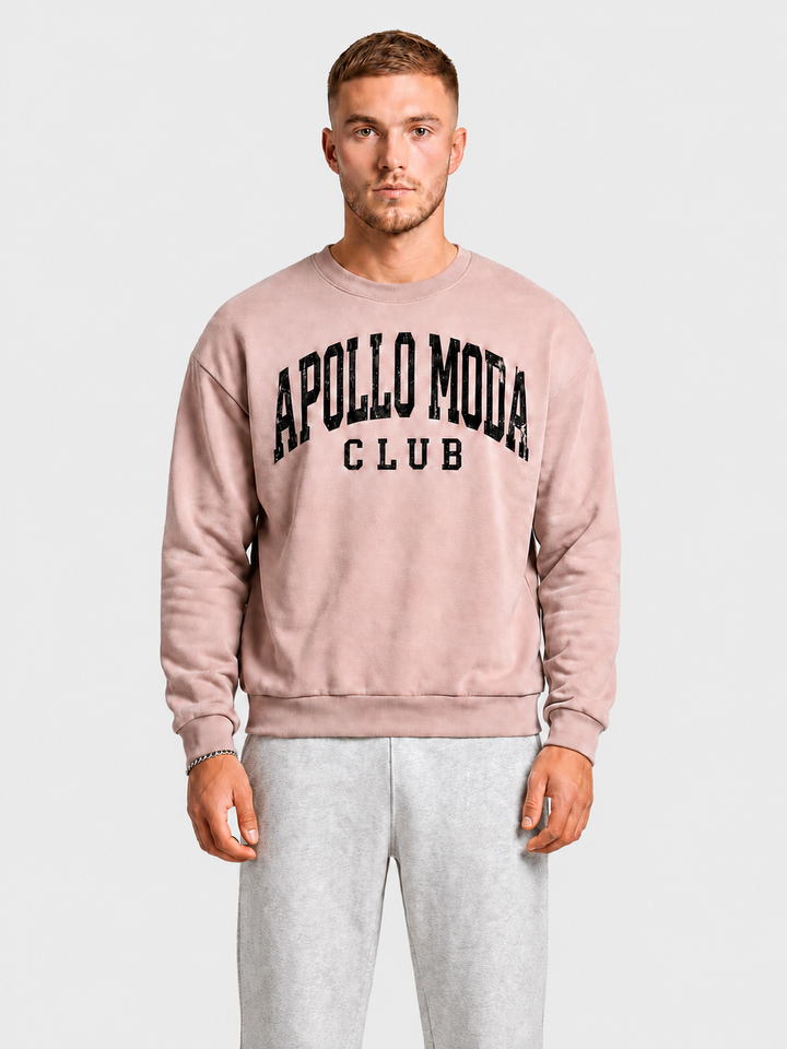 Club Collegiate Oversized Crewneck Sweatshirt
