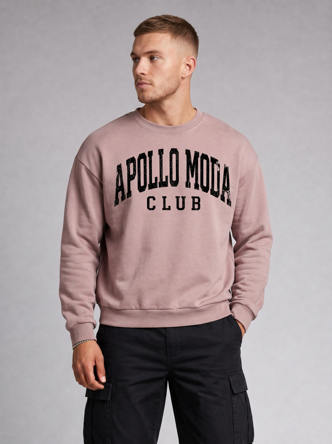 Club Collegiate Oversized Crewneck Sweatshirt