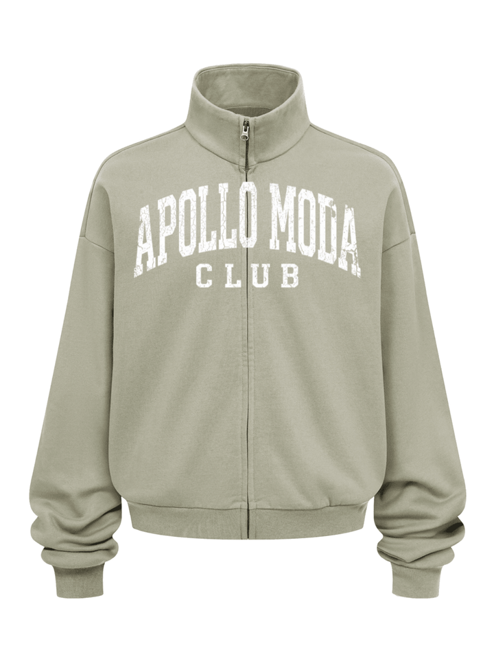 Club Collegiate Oversized Full-Zip Sweatshirt