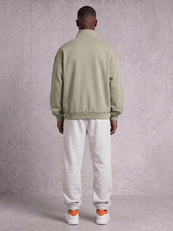 Club Collegiate Oversized Full-Zip Sweatshirt