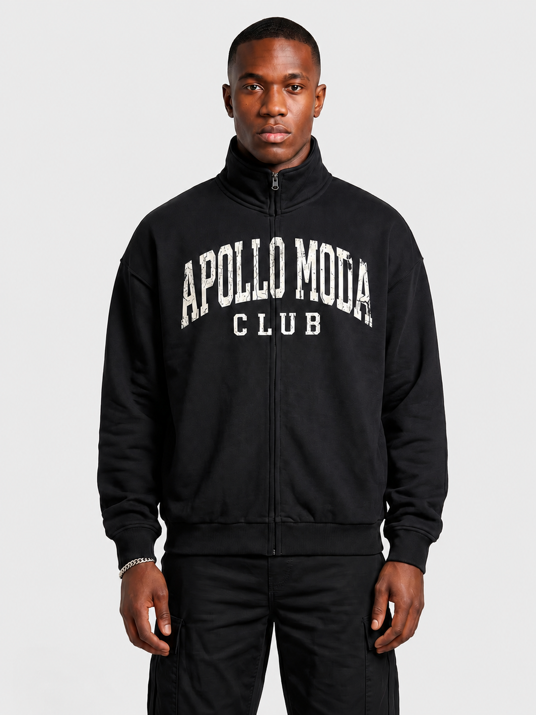 Club Collegiate Oversized Full-Zip Sweatshirt