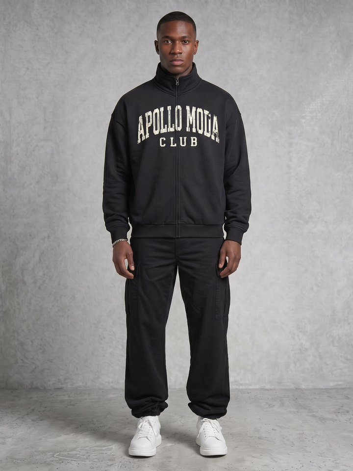Club Collegiate Oversized Full-Zip Sweatshirt