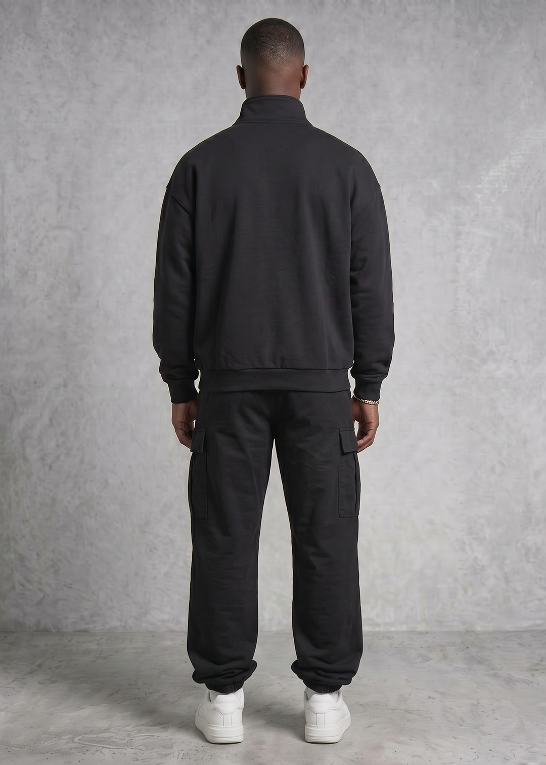 Club Collegiate Oversized Full-Zip Sweatshirt
