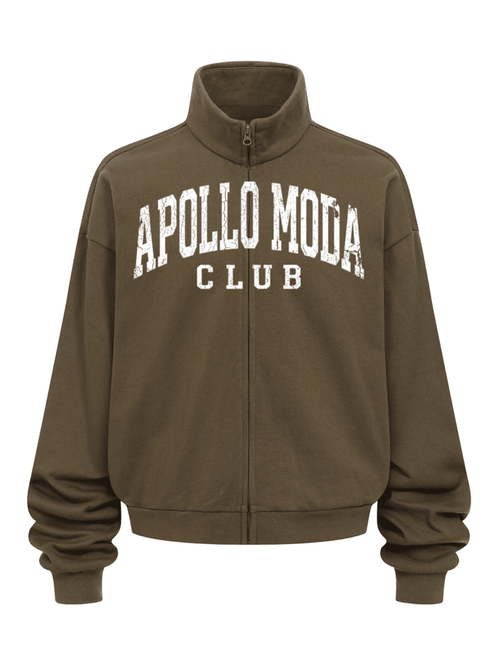 Club Collegiate Oversized Full-Zip Sweatshirt