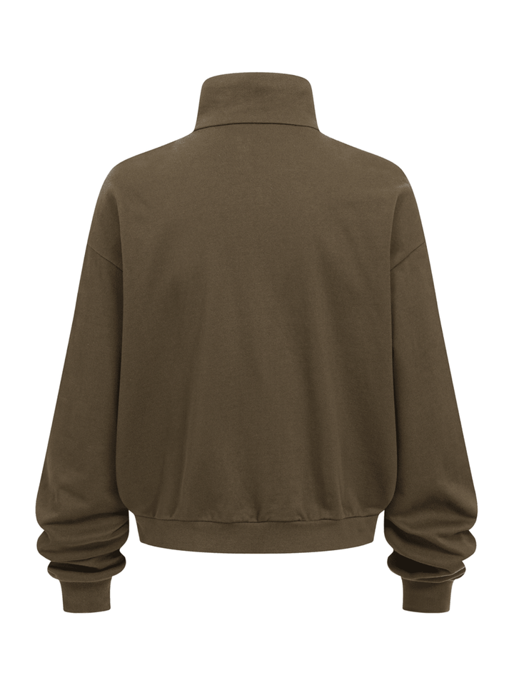 Club Collegiate Oversized Full-Zip Sweatshirt