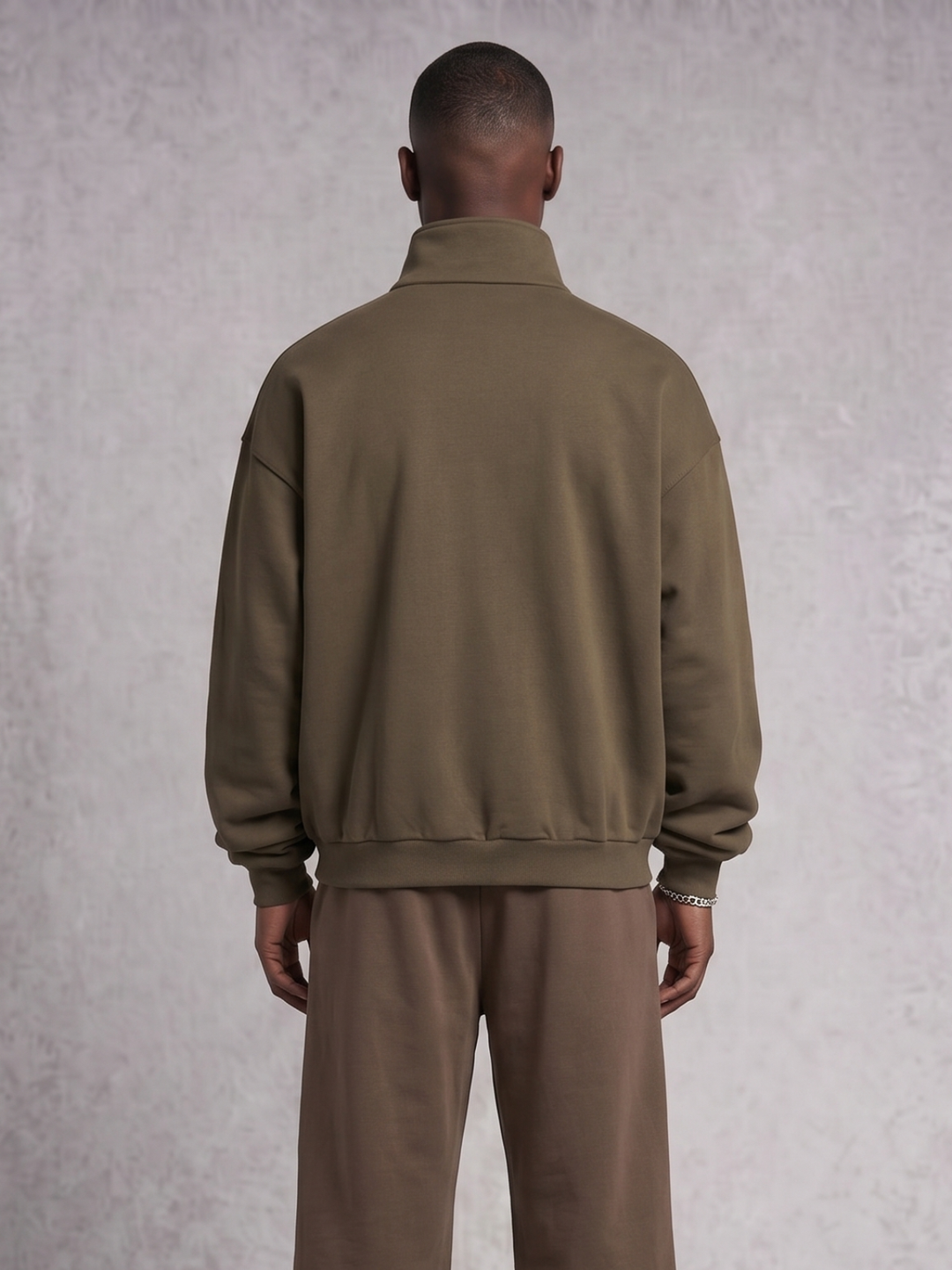 Club Collegiate Oversized Full-Zip Sweatshirt