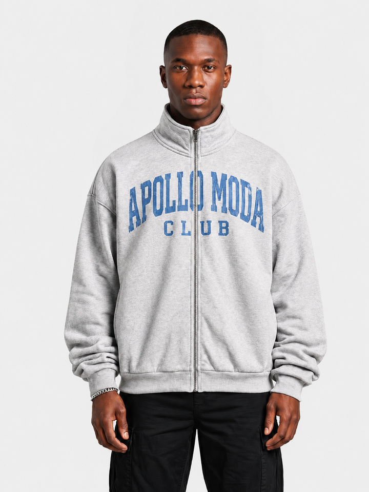 Club Collegiate Oversized Full-Zip Sweatshirt