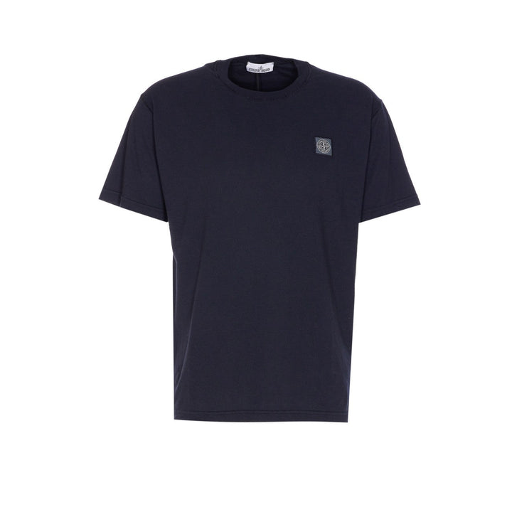 Stone Island Men Compass Patch Logo T-Shirt