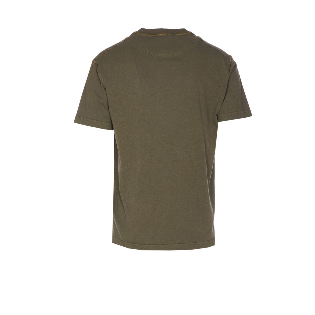 Stone Island Men Compass Patch Logo T-Shirt