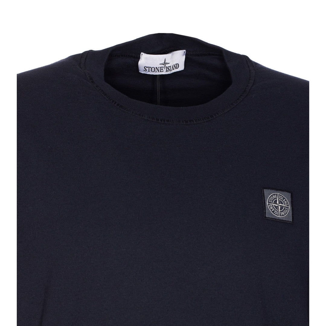 Stone Island Men Compass Patch Logo T-Shirt