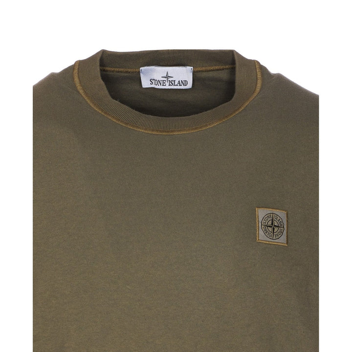 Stone Island Men Compass Patch Logo T-Shirt