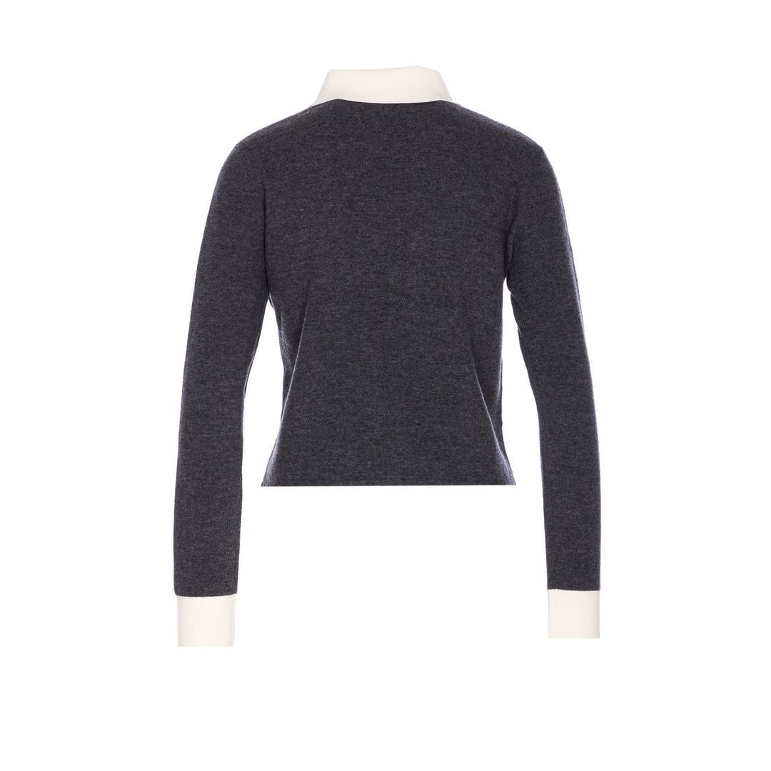 Self Portrait Women Contrast Collar Cardigan