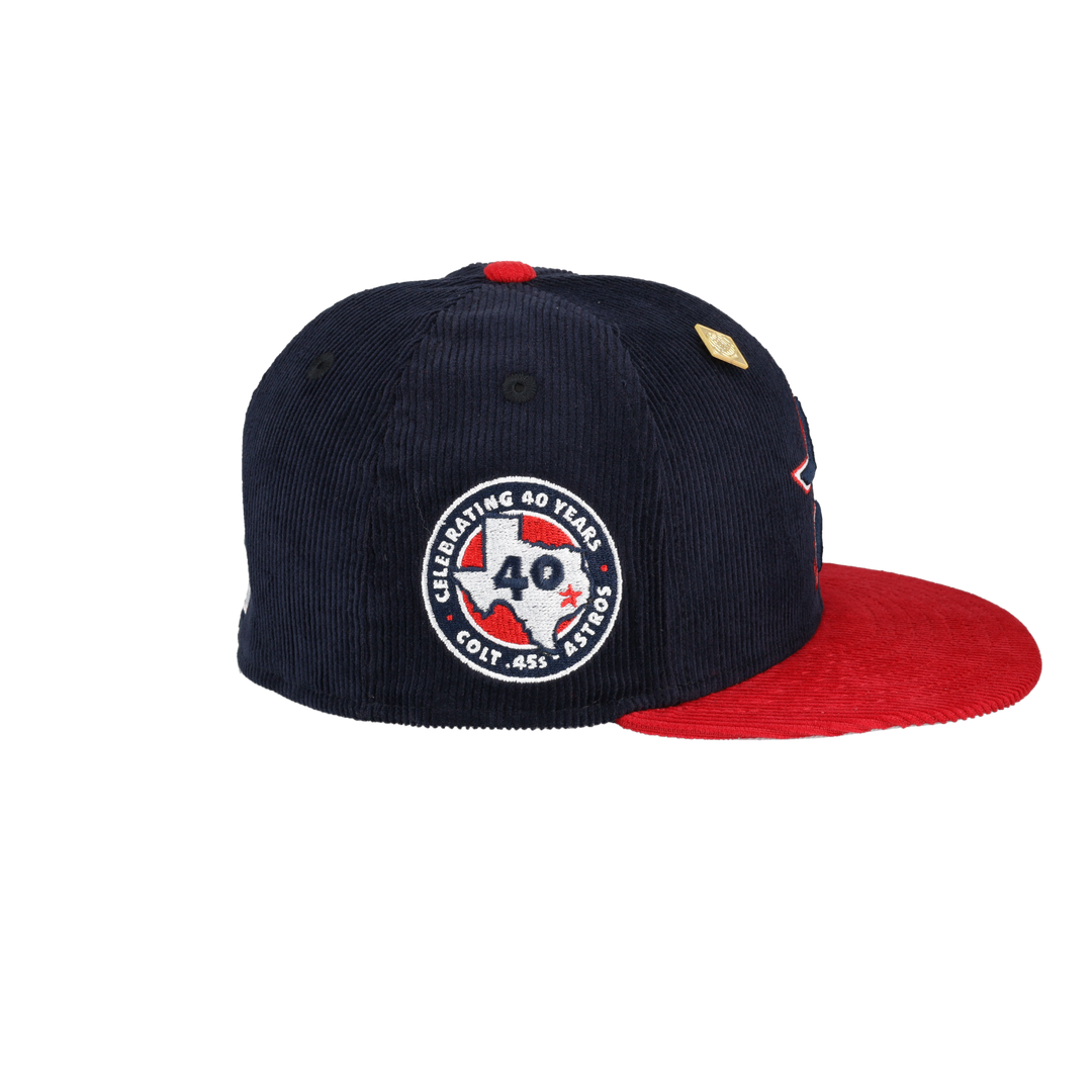 Houston Astros Act Accordingly Collection 40 Years Patch 59Fifty Fitted Hat