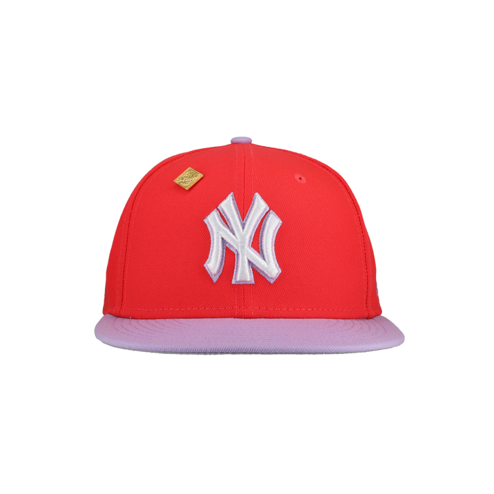 New York Yankees Two-Tone Color Pack Red Cap 59Fifty Fitted Hat
