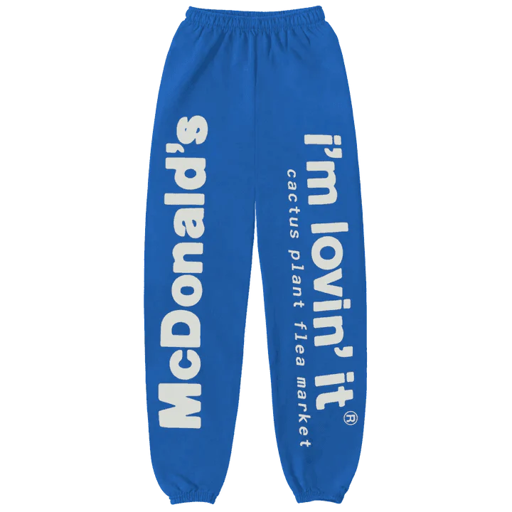 CPFM x McDonald's Drive Thru Blue Sweatpants