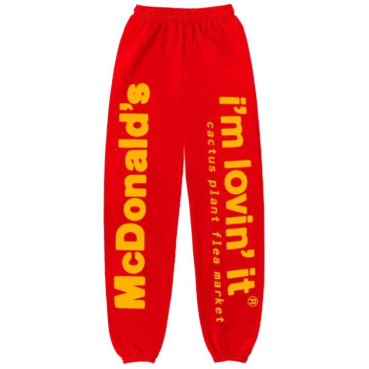 CPFM x McDonald's Drive Thru Red Sweatpants