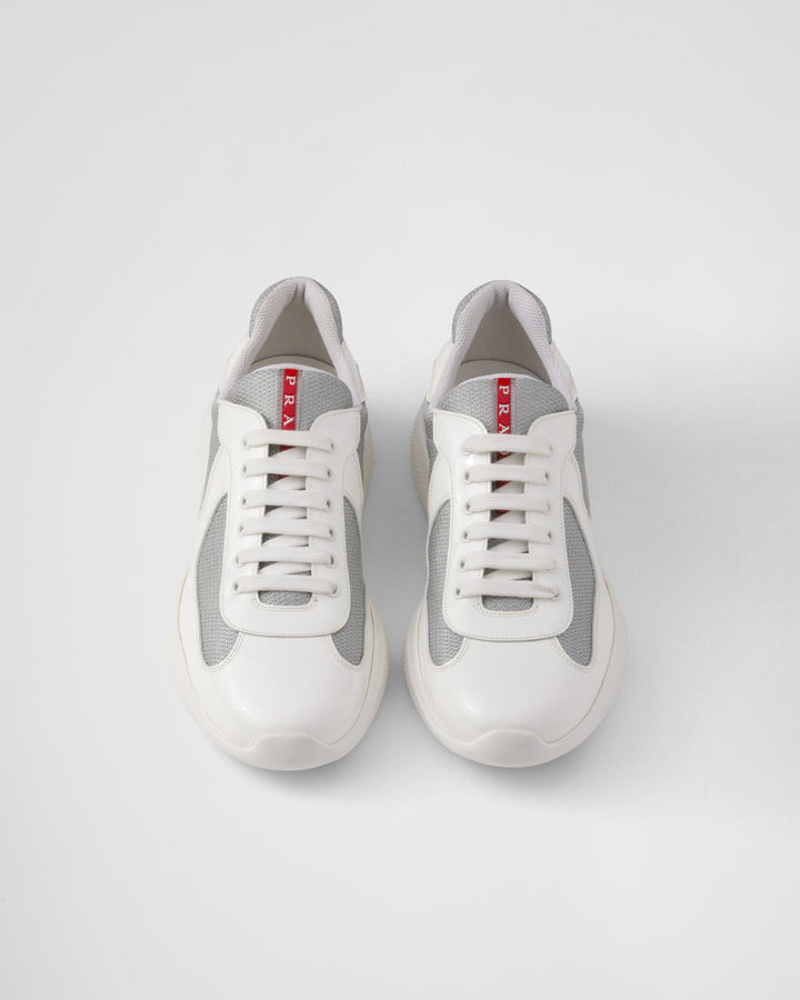 Patent leather and technical fabric Prada America&