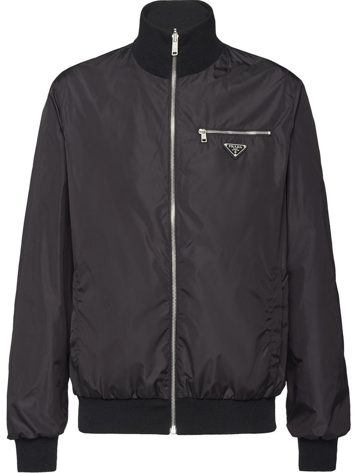 Prada Men Reversible Wool And Nylon Jacket
