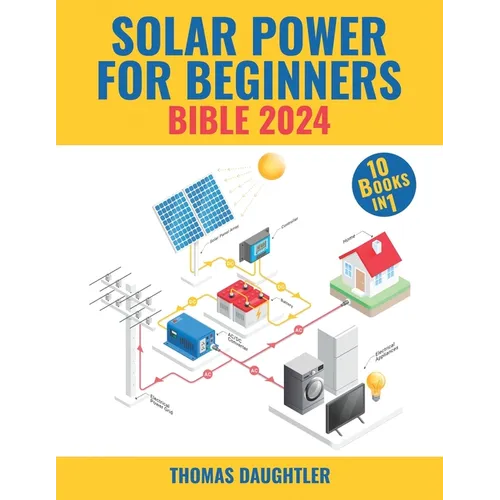 Solar Power for Beginners Bible 2024: 10 Books in 1 Your Comprehensive Guide to Mastering Solar Energy from Basics to Off-grid Living, Urban Solutions - Paperback
