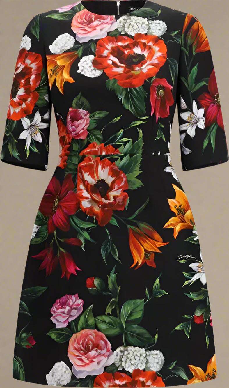Dolce & Gabbana Floral midi Dress
