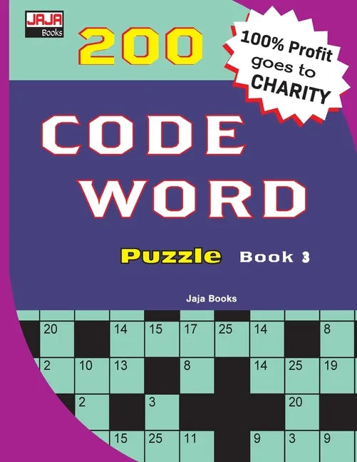200 CODE WORD Puzzle Book 3 - Paperback