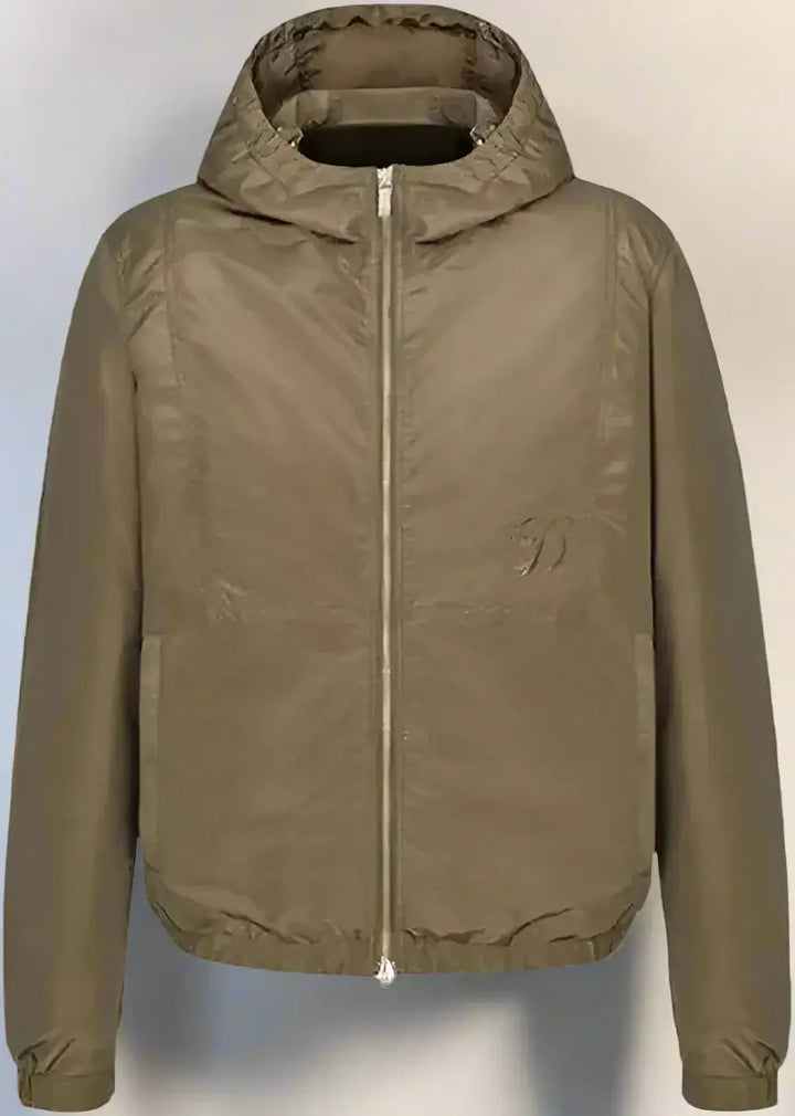 DIOR men's x Kenny Scharf Embroidered Logo Hooded Jacket